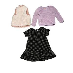 Girls Clothing 3T Toddlers Mixed Lot of 3 Fall Casual Winter Warm Layering
